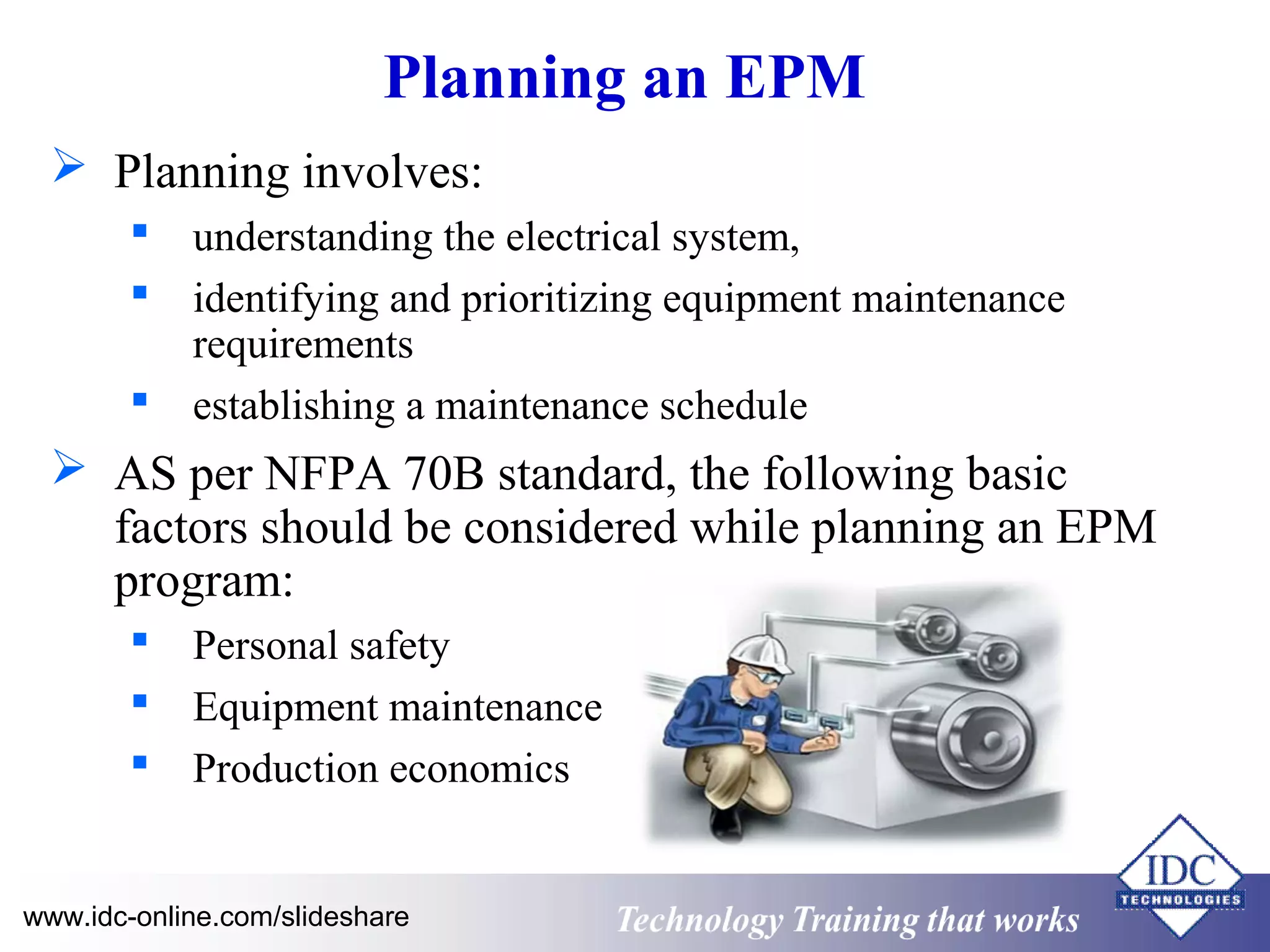 Electrical Maintenance for Engineers and Technicians