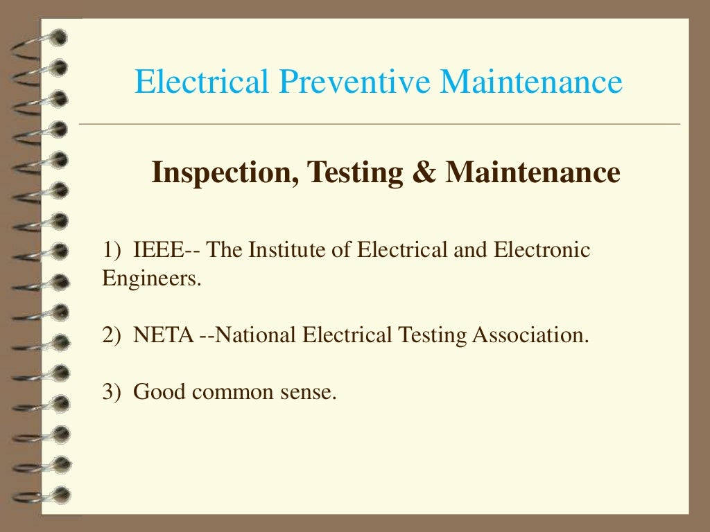 Electrical maintenance1