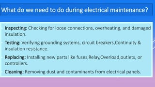 Comprehensive Electrical Maintenance and Safety Awareness Training for ...