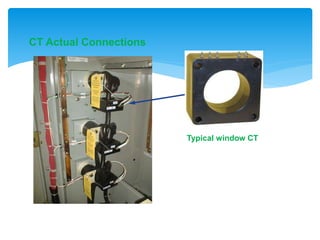 CT Actual Connections
Typical window CT
 
