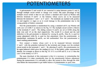 POTENTIOMETERS
 