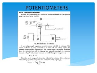 POTENTIOMETERS
 