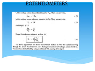 POTENTIOMETERS
 