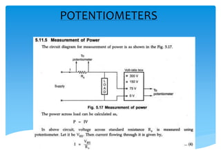 POTENTIOMETERS
 
