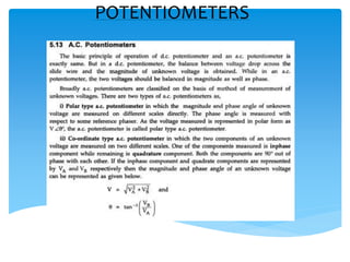 POTENTIOMETERS
 