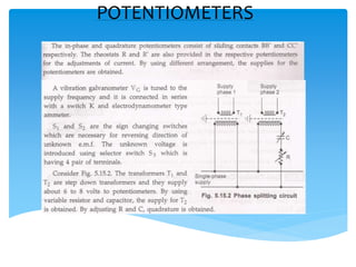 POTENTIOMETERS
 