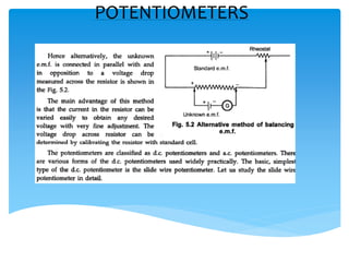 POTENTIOMETERS
 
