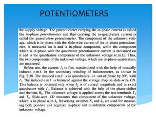 POTENTIOMETERS
 