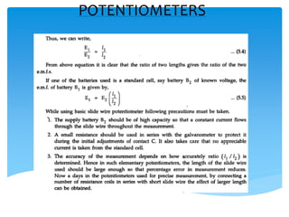 POTENTIOMETERS
 