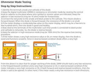 Ohm Meter Method Comprehensive Guide to Electrical Measurements Using Digital ...