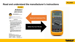 Read and understand the manufacturer’s instructions
Before You Turn This On
Read and Understand This
 