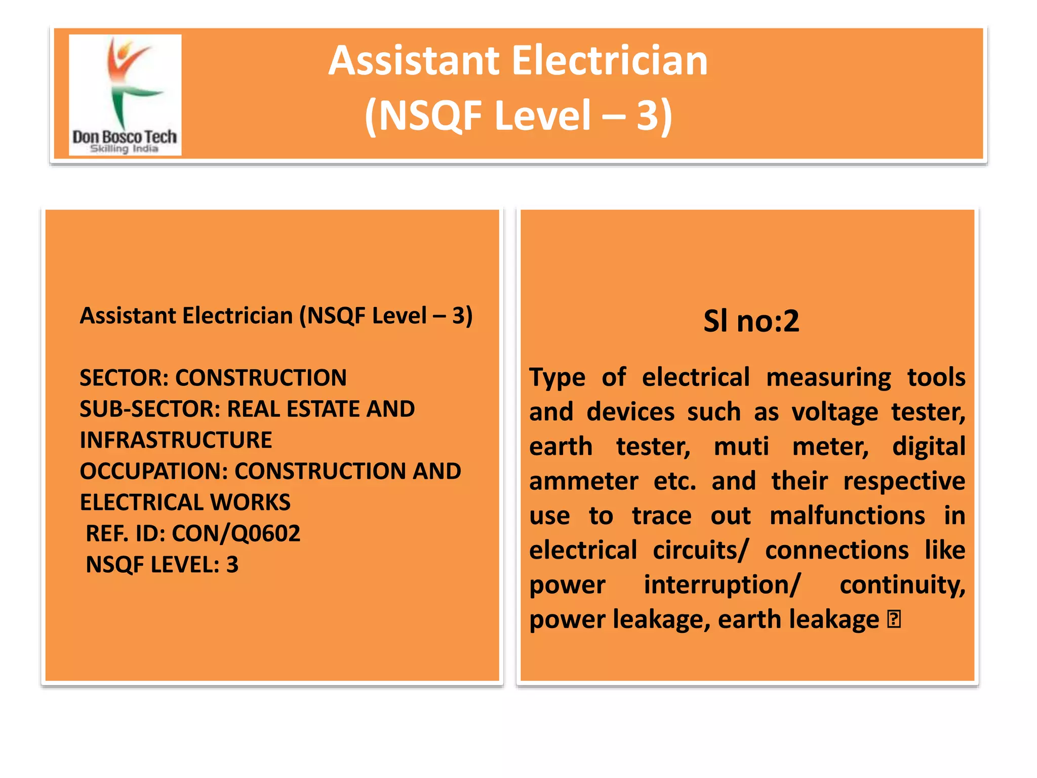 Electrical measuring instruments PPT