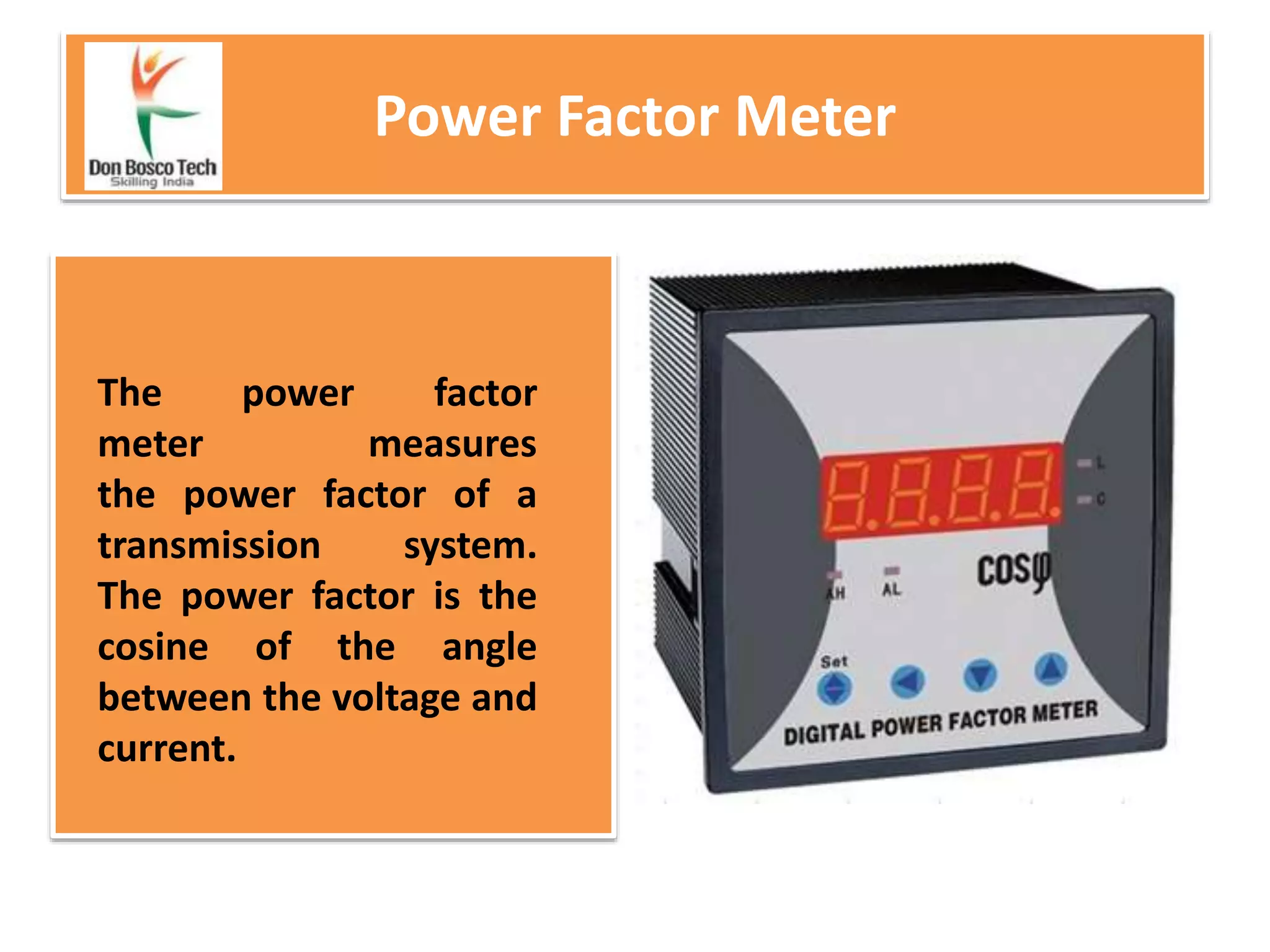 Electrical measuring instruments PPT