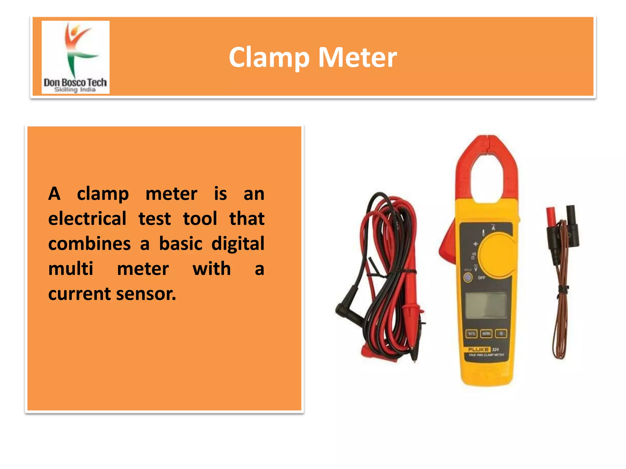 Electrical measuring instruments PPT