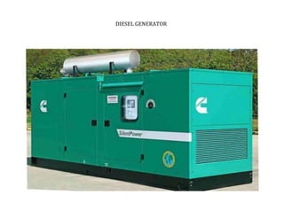 DIESEL GENERATOR
TATA HOUSING DEVELOPMENT COMPANY LTD.
 