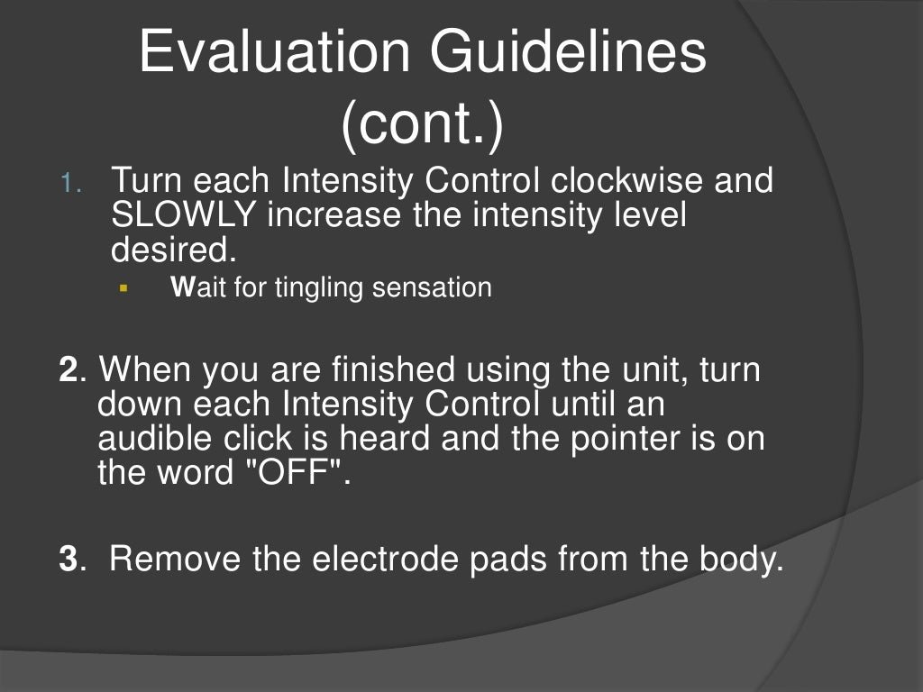 Electrical Modalities