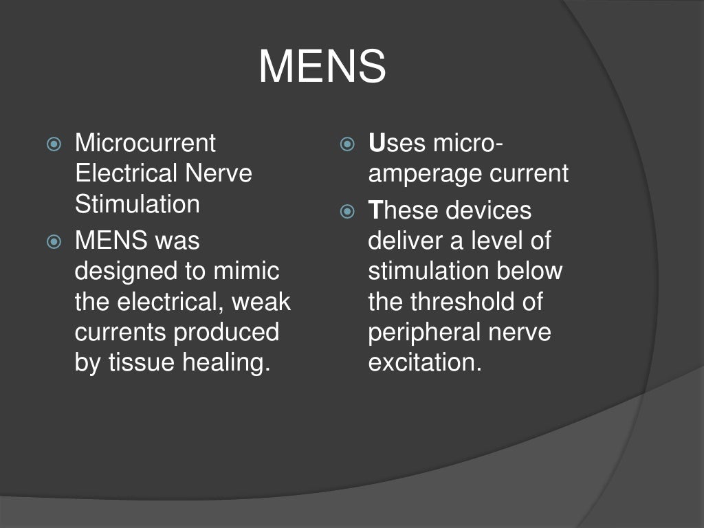 Electrical Modalities