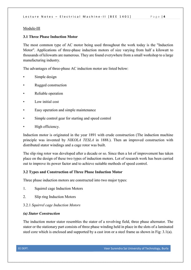 Electrical motor pdf