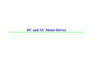 Electrical Motor Drives And Controls Ppt