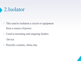 Electrical outdoor substation | PPTX