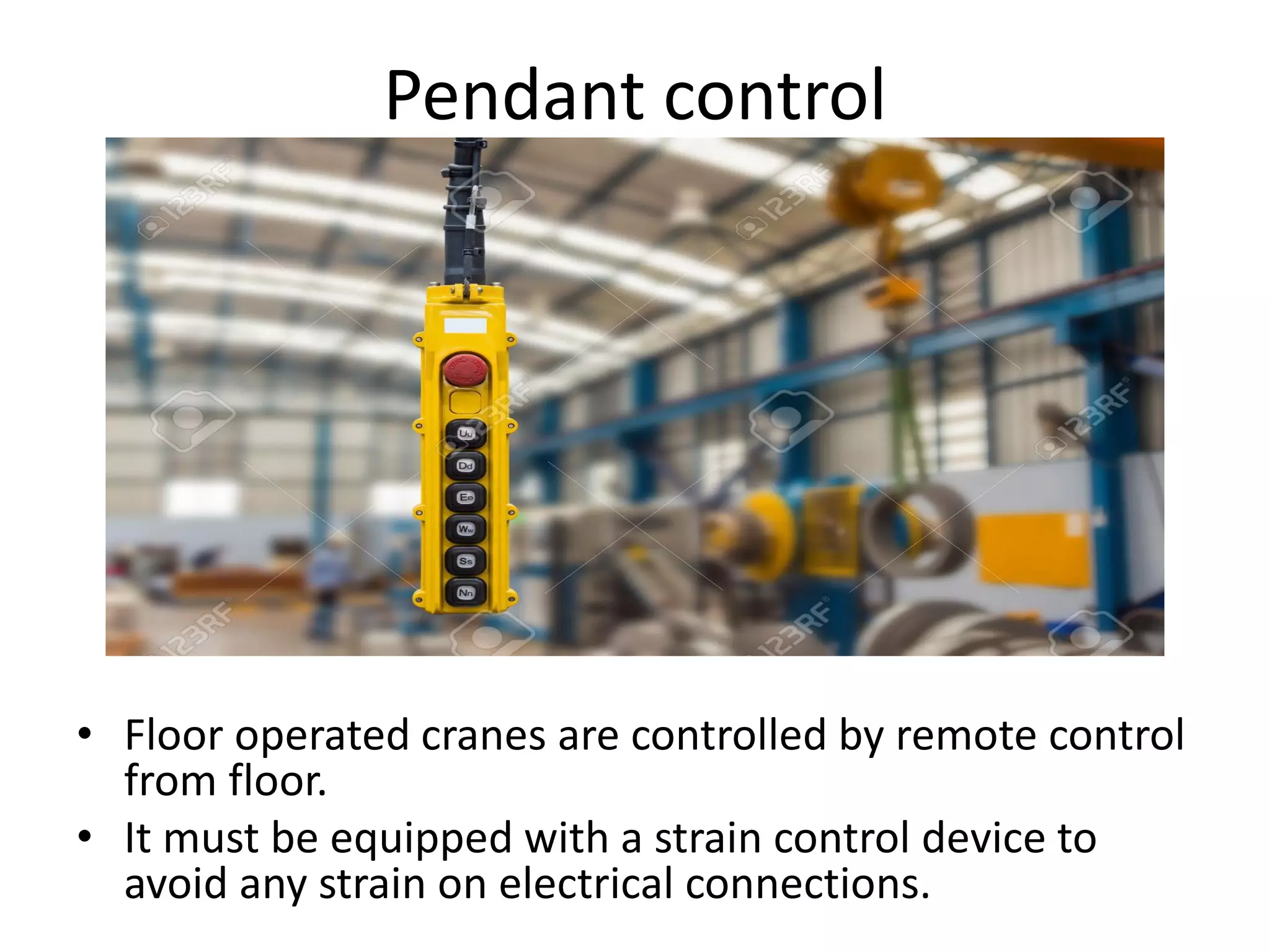 Electrical overhead crane safety PPT