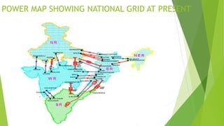 POWER MAP SHOWING NATIONAL GRID AT PRESENT
 