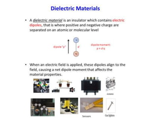 Electrical properties of Engineering Materials and its application | PPTX