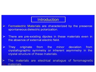 Electrical properties of Engineering Materials and its application | PPTX