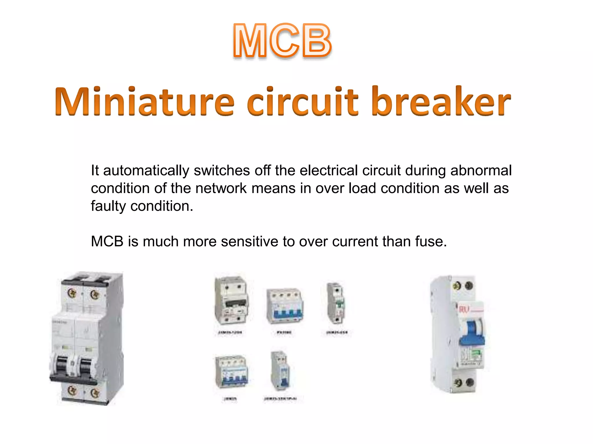 Electrical protective devices ec | PPTX