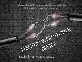 ELECTRICAL PROTECTIVE DEVICES-EC.pptx | Home Appliances | Home & Garden