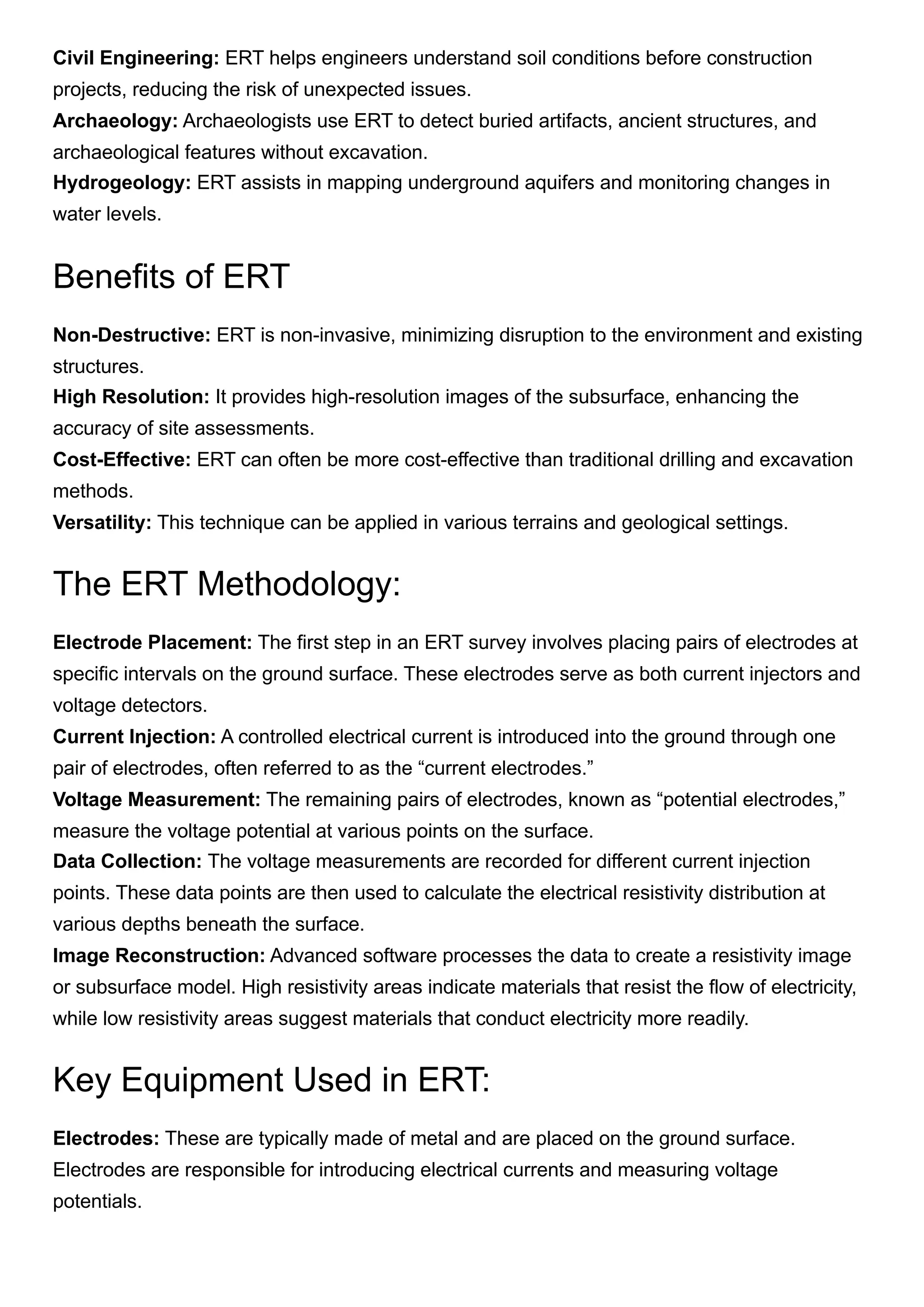 electrical resistivity tomography | Epitome.pdf | Geology | Science