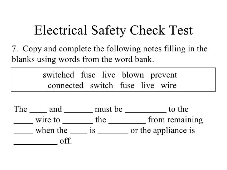 Electrical Safety