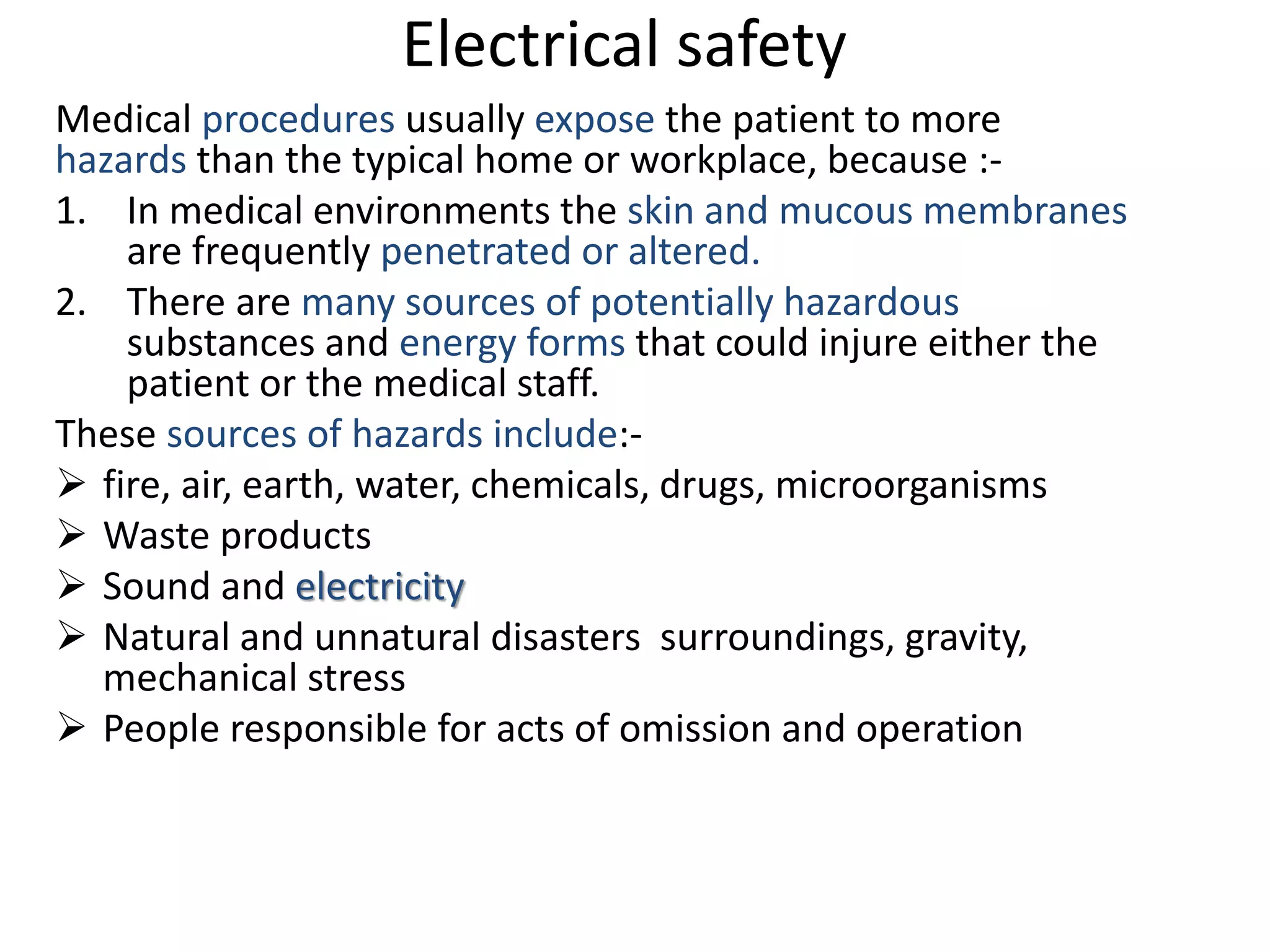 Electrical safety | PPTX