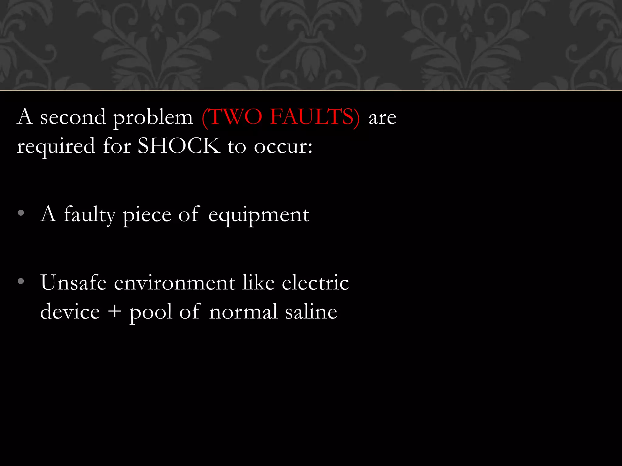 Electrical safety for anesthesiologists | PPTX