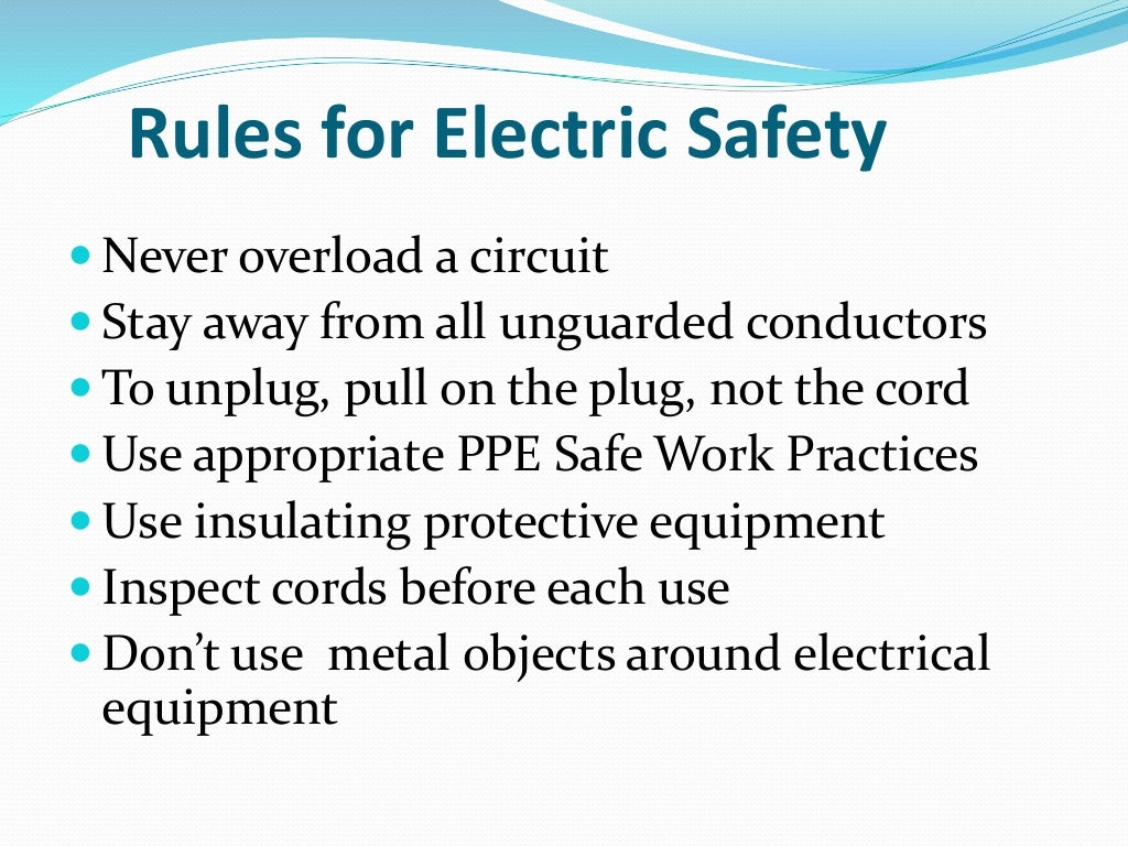 Electrical safety
