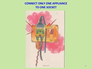 CONNECT ONLY ONE APPLIANCE
TO ONE SOCKET
TANGEDCO 82
 