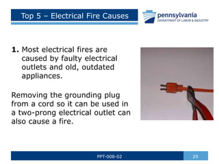 Electrical Safety osha fire precautions .pptx