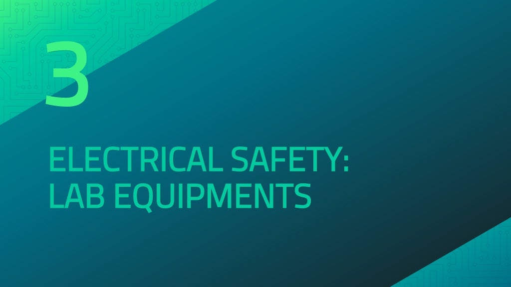 Laboratory Electrical safety