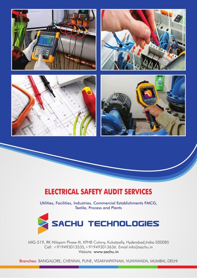 Electrical safety audit catalogue Sachu technologies