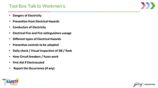 Electrical Safety Campaign GPL and its guidelines | PPTX