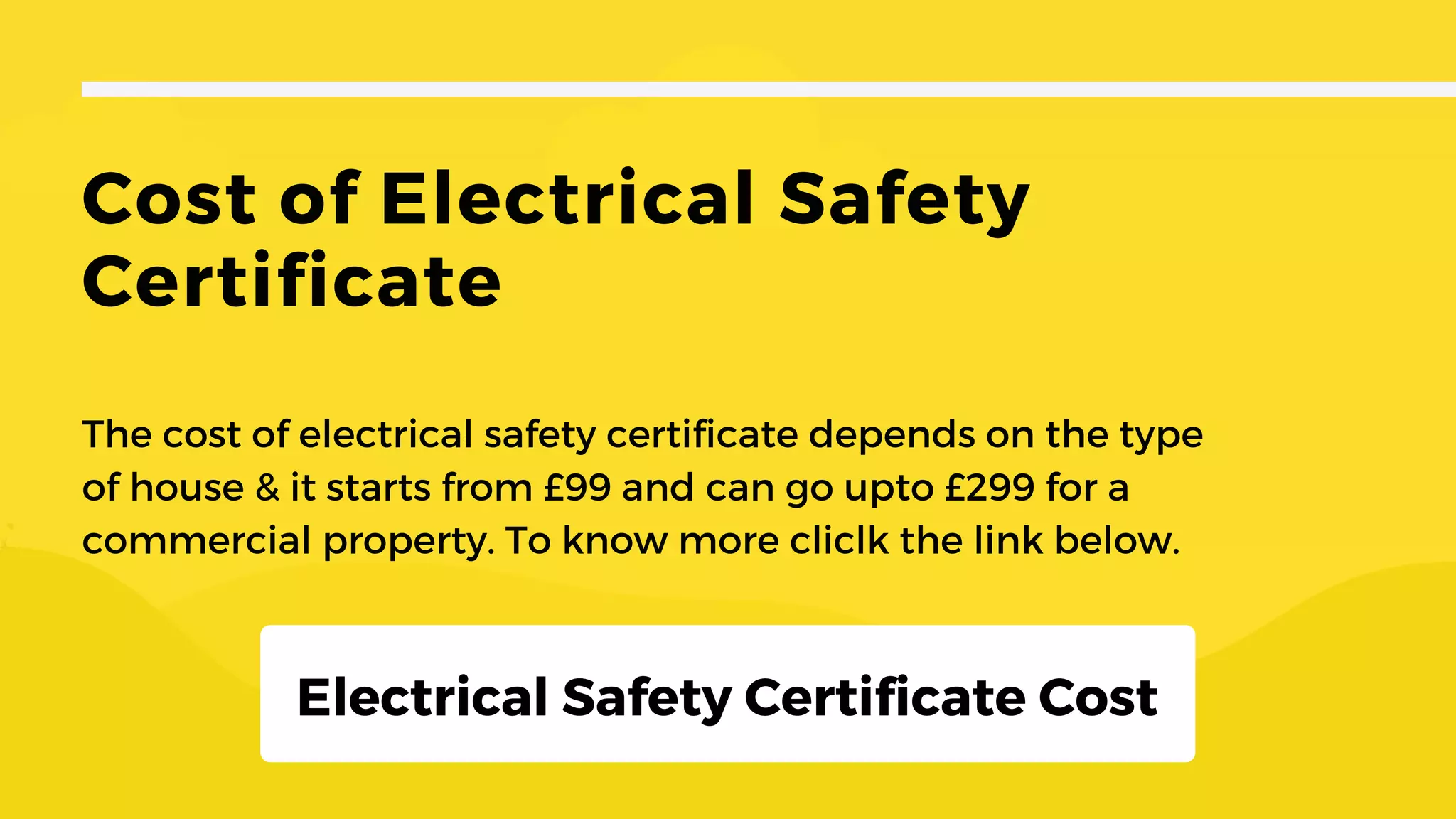 Electrical safety certificate cost in London PPT