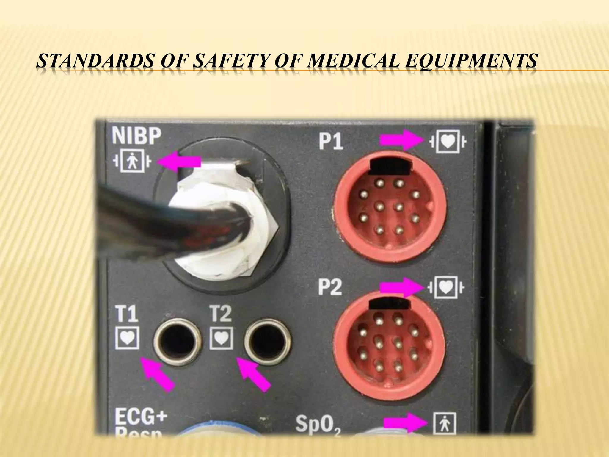 STANDARDS OF SAFETY OF MEDICAL EQUIPMENTS
 