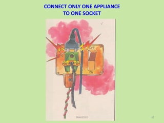 CONNECT ONLY ONE APPLIANCE
TO ONE SOCKET
47TANGEDCO
 