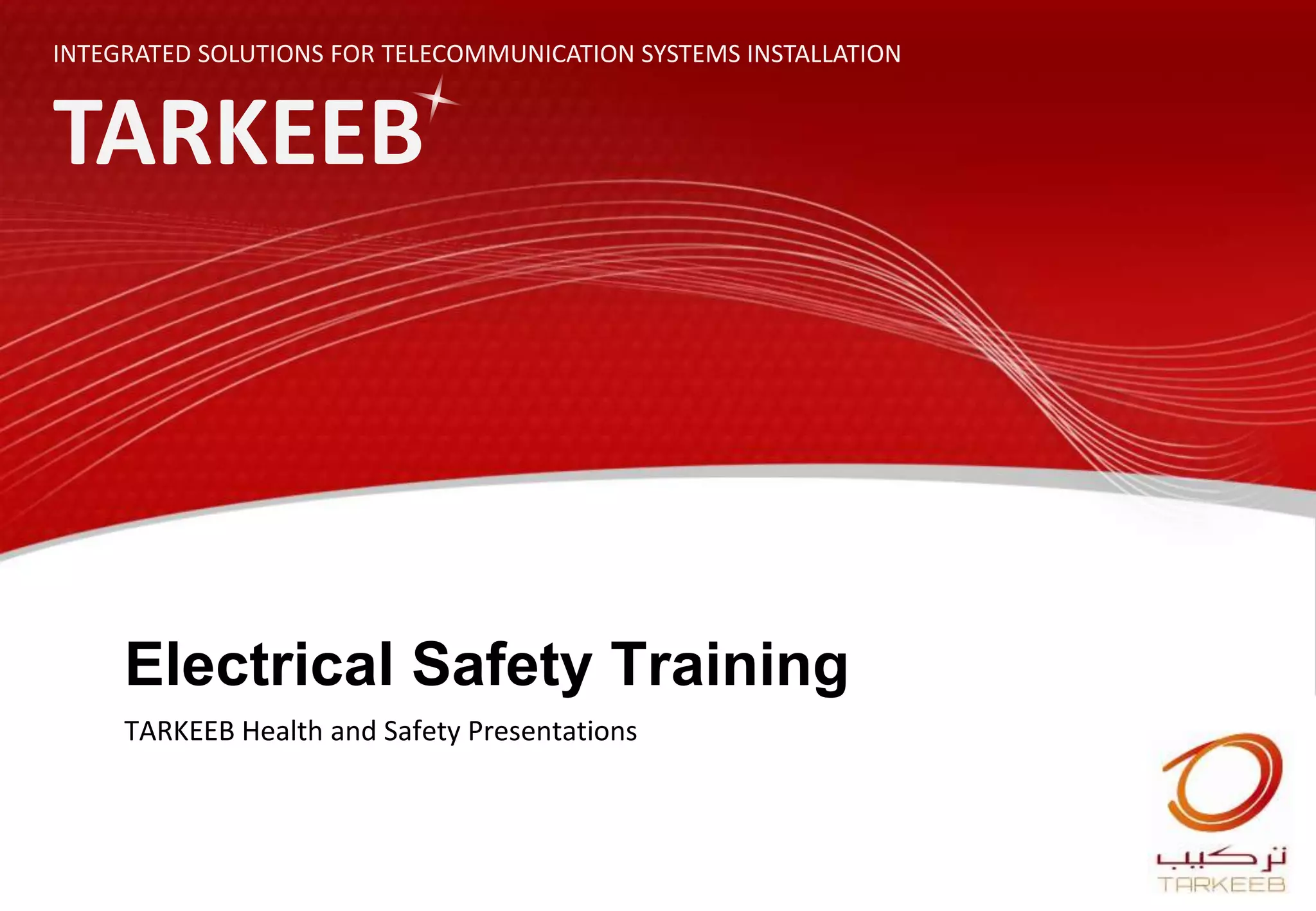 Electrical safety training PPT