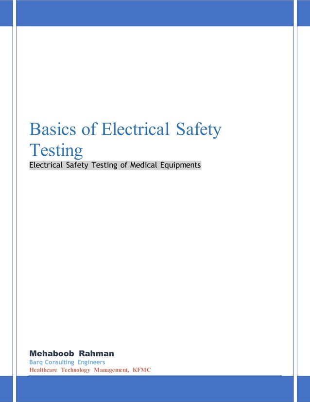 Electrical safety training | PDF