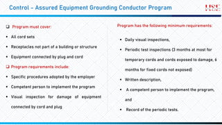 Electrical Safety Training Presentation work | PDF
