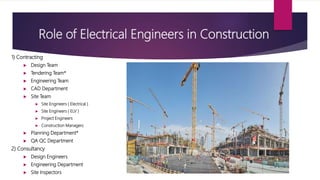 Electrical services in construction | PPTX