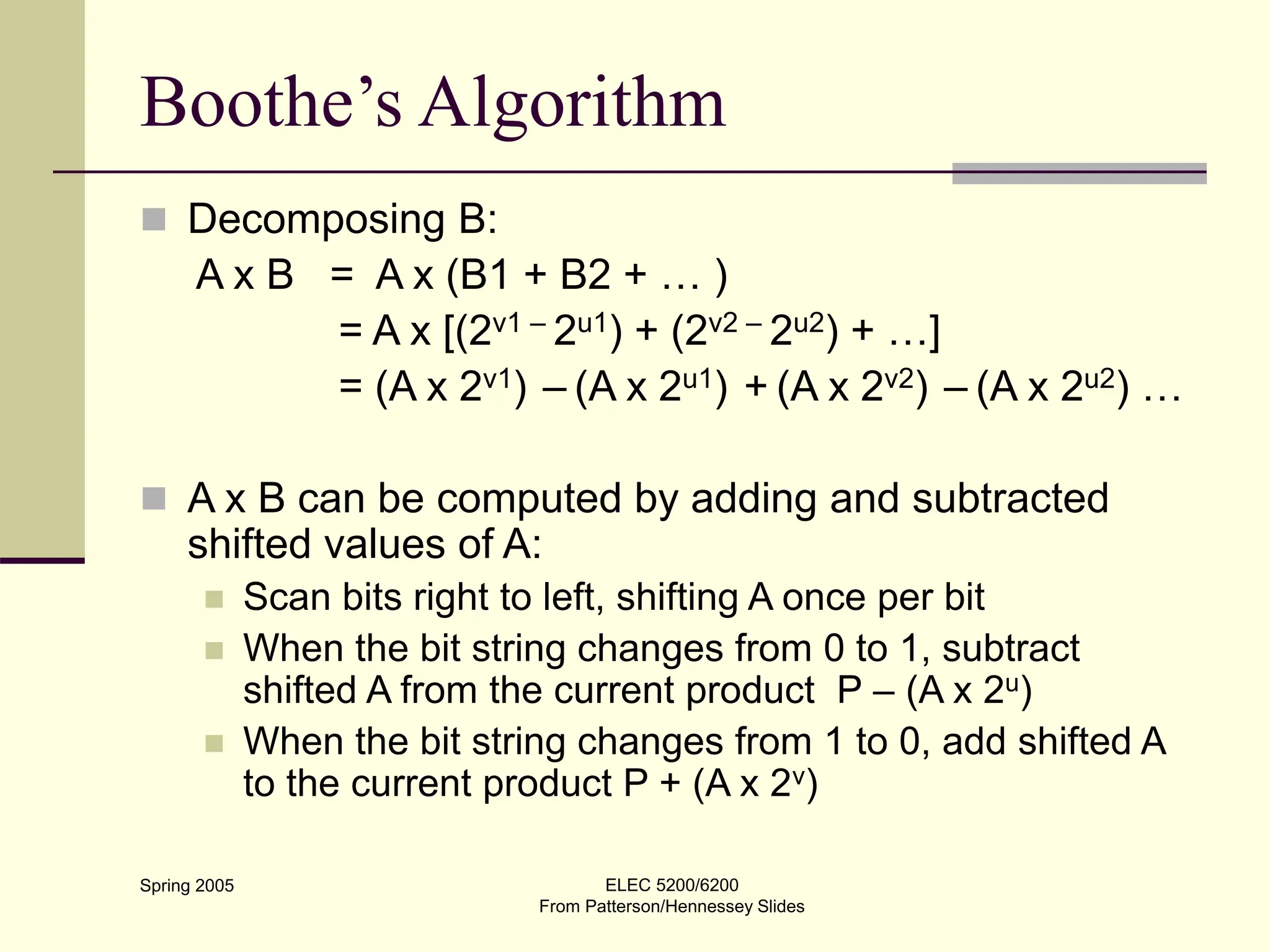 Arithmetic for computers which talks about | PPT