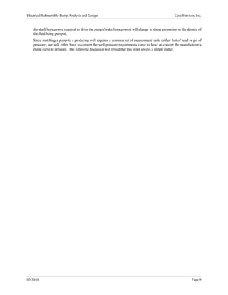 Electrical submersible pump | PDF