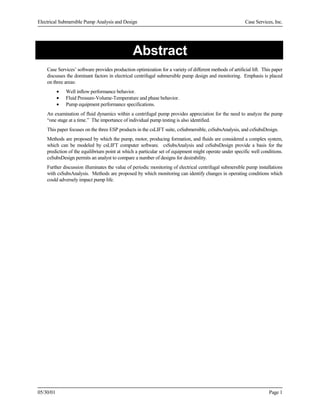 Electrical submersible pump | PDF